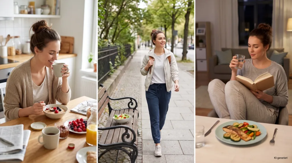Bauchfreundlicher Tagesablauf: So findest du einen guten Rhythmus für Essen und Bewegung